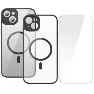 Northcity Baseus Frame Series iPhone 14 6.1 Kılıf Seti - Magsafe Kamera Koruyucu + Kırılmaz Cam