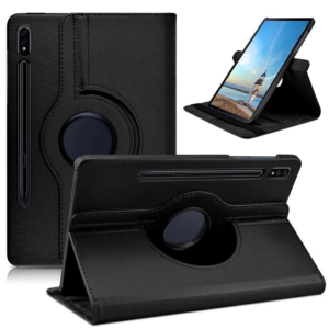 Northcity Galaxy Tab S7 12.4" 360° Döner Standlı Deri Kılıf T970 T975 T976