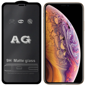 Northcity Mat Gece Camı iPhone 11 Pro / XS / X Full Glue 9H Ekran Koruyucu