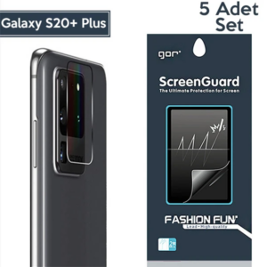 Northcity Samsung Galaxy S20+Plus Kamera Lens Koruyucu 5’li Set – Çizilme ve Kırılmaya Karşı Ultra Dayanıklı