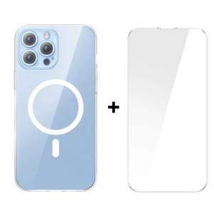 Northcity iPhone 13 Pro Magsafe Silikon Kılıf & Kırılmaz Cam Set – Şarjı Kesmeden Tam Koruma