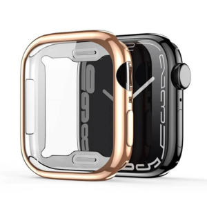 Northcity Apple Watch 45 mm Ultra İnce TPU Silikon Kılıf - Tam Koruyucu Şeffaf Kılıf