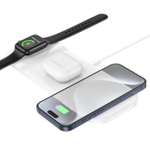 Northcity 3’lü Kablosuz Şarj İstasyonu 15W - iPhone AirPods Apple Watch Aynı Anda Hızlı Şarj
