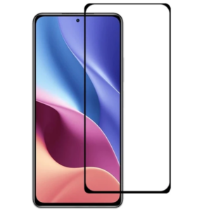 Northcity Xiaomi Redmi K40/K40 Pro Full Glue Tam Kaplama Ekran Koruyucu - Çerçeveli Dayanıklı Cam