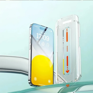 Northcity iPhone 15 Plus Crystal Full Koruma Eye-Protection Temperli Cam Ekran Koruyucu - 0.33mm Ultra İnce, %92 Işık Geçirgenliği