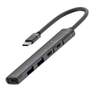 Northcity 5'li Type-C USB Hub 480 Mbps Çoklayıcı Adaptör – Kulaklık Girişli
