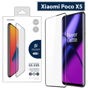 Northcity Xiaomi Poco X5 Full Kaplama 9H Temper Cam Ekran Koruyucu - Darbeye Dayanıklı Full Glue