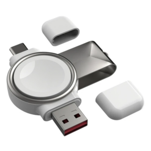 Northcity Apple Watch Taşınabilir 2 in 1 USB Type-C Manyetik Şarj Standı