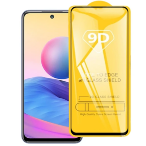 Northcity Xiaomi Redmi Note 10 9D Full Glue Full Kaplama Temper Cam Ekran Koruyucu - Darbeye Dayanıklı 9H