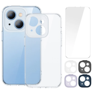Northcity iPhone 14 Plus 6.7 Kılıf Seti - Darbeye Dayanıklı Silikon Kılıf + Ekran & Kamera Koruyucu