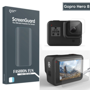Northcity Gopro Hero 8 2in1 Darbe Emici Ekran Koruyucu 2 SET - Kabarcıksız ve Çizilmeye Dayanıklı