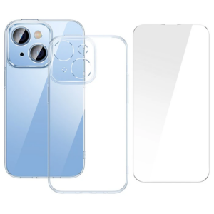 Northcity iPhone 14 Plus 6.7 Kılıf & Kırılmaz Cam Set - Darbeye Dayanıklı Ultra İnce Silikon
