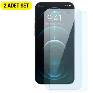 Northcity iPhone 12 Pro Max Kırılmaz Cam Ekran Koruyucu 2'li Set - 0.3 mm Ultra İnce