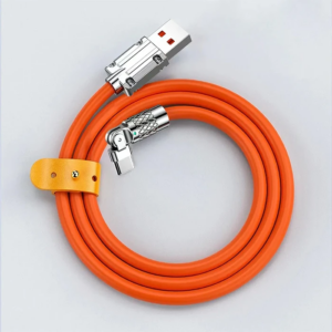 Northcity 180° Döner Başlıklı USB Type-C 120W Hızlı Şarj Kablosu 1m - 6A Süper Hızlı