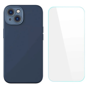 Northcity iPhone 14 6.1 Silikon Kılıf & Temperli Cam Set – Sarılmaz Leke Mıknatısı Değil!