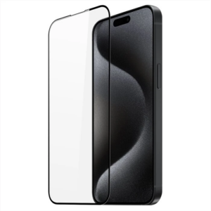 Northcity iPhone 15 Pro Tam Kaplama 9H Temperli Cam Ekran Koruyucu - Çizilmeye Karşı Ultra Dayanıklı
