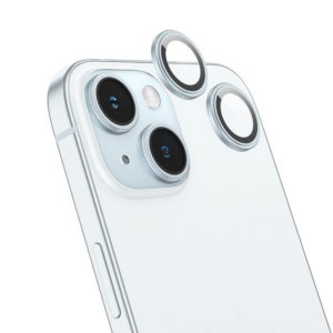 Northcity iPhone 15 / 15 Plus Kamera Lens Koruyucu – Metal Çerçeveli Ultra HD 3D Cam