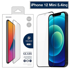 Northcity iPhone 12 Mini 5.4 Temperli Cam Ekran Koruyucusu 10D Full Kaplama 9H - Çizilmez Kırılmaz