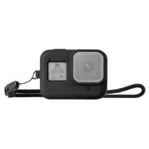 Northcity GoPro HERO8 Silikon Kılıf + Bilek Kayışı - Darbe ve Çizik Koruması