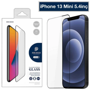 Northcity iPhone 13 Mini 5.4" 10D Full Kaplama Kırılmaz Cam Ekran Koruyucu - 9H Sertlik