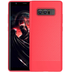 Northcity Galaxy Note 8 Carbon Fiber Dokulu Premium Soft Silikon Kılıf - Şok Koruma ve Şık Tasarım