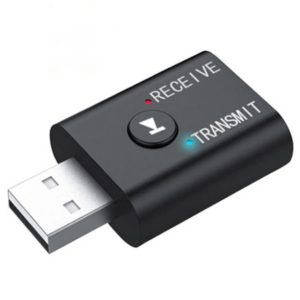 Northcity 2'si 1 Arada Bluetooth 5.0 Mini USB Adaptör + FM Verici - Araba ve Bilgisayar için Kablosuz Ses Aktarıcı