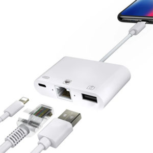 Northcity 3İN1 Ethernet RJ45 ve USB Kamera Adaptörü iPhone/iPad - NK107 (5775)