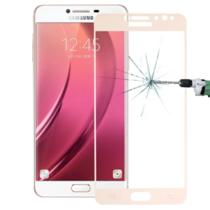 Northcity SM Galaxy C8 J7+ Plus 3D Full Kaplama Kırılmaz Cam Ekran Koruyucu - 5775