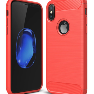 Northcity iPhone X Dark Ultra Koruma Karbon Fiber Silikon Kılıf - 5775 | Çizik ve Darbe Koruması