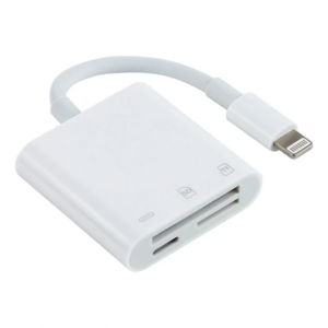 Northcity 3'ü 1 Arada Lightning SD-TF Kart Okuyucu Adaptör - iPhone Hafıza Kartı Çevirici