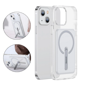 Northcity iPhone 13 Magsafe Kılıf - Manyetik Şarj Uyumlu Silikon Standlı Koruyucu