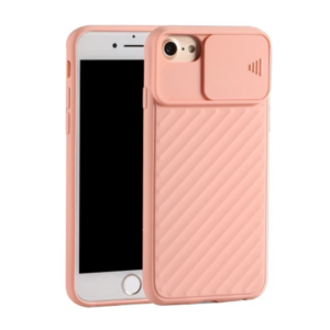 Northcity iPhone SE 2020/SE3/8/7 Kamera Kapatan Sürgülü Kılıf - Darbeye Dayanıklı TPU