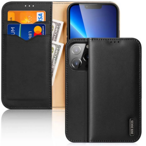Northcity iPhone 13 Pro Deri Manyetik Cüzdanlı Kılıf - RFID Korumalı & 360° Darbe Emici