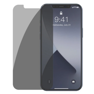 Northcity iPhone 12 Mini Gizlilik Camı 2’li Set - 0.3 mm Anti-Spy Full Coverage 9H Kırılmaz Koruyucu