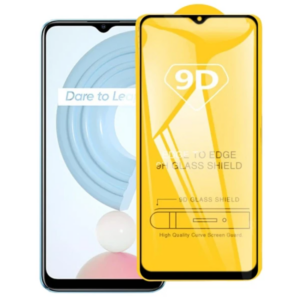 Northcity Realme C21 Tam Yapışkanlı 9D Temper Cam Ekran Koruyucu – Çizilmeye & Kırılmaya Karşı Süper Dayanımlı