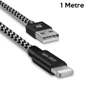 Northcity Lightning USB Şarj Kablosu 1 Metre - Hızlı Şarj & Dayanıklı Örgü Kılıf