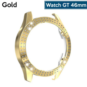 Northcity Huawei Watch GT2 46 mm Diamond Bumper Kılıf - Taş İşlemeli Parlak Koruyucu Çerçeve