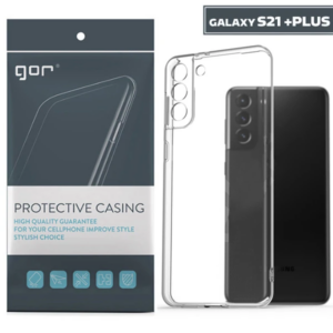 Northcity Samsung Galaxy S21+ Plus Şeffaf Kamera Korumalı Silikon Kılıf - Sarılmaz Kalkan Serisi