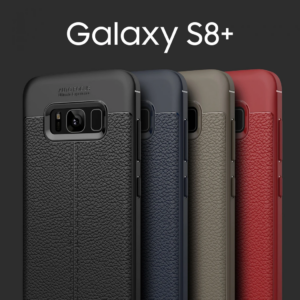 Northcity Galaxy S8 Plus Litchi Tam Koruma Soft Silikon Kılıf - Tam Koruma ve Şık Tasarım