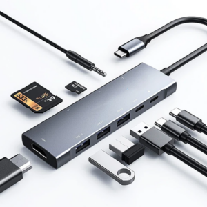 Northcity 9'lu Type-C Hub 4K HDMI USB 3.0 SD TF PD 100W Güç Aktarımı
