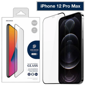 Northcity iPhone 12 Pro Max Cam Ekran Koruyucu 10D Full Kaplama 9H - Çizilmez Kırılmaz