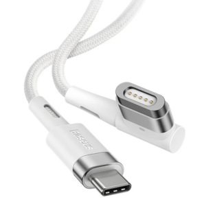 Northcity 60W USB-C Manyetik L-Uçlu MacBook Hızlı Şarj Kablosu 2m - Dayanıklı Naylon Örgü