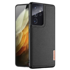 Northcity Samsung Galaxy S21 Ultra Kılıfı Dux Ducis Fino Series Siyah İnce Darbeye Dayanıklı