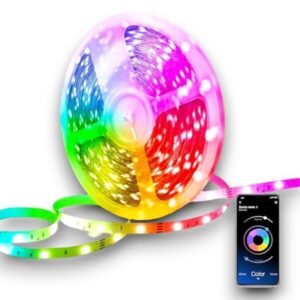 Northcity 10 Metre Bluetooth Şerit Led - Telefon Kontrollü, Sese Duyarlı USB Enerjili