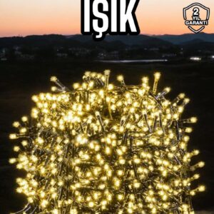 Northcity 10 Metre LED Işık - Gün Işığı Parlaklığı ve Doğal Ağaç Süsleme