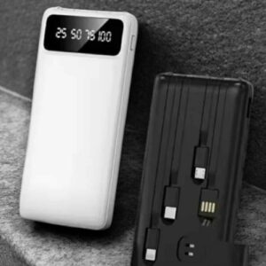 Northcity 20000mAh Powerbank - LCD Ekranlı, PD Hızlı Şarj, Type-C ve Lightning Uyumlu