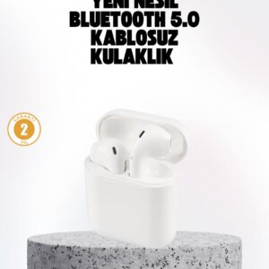 Northcity 2. Nesil Bluetooth 5.0 Ergonomik Kulaklık - Hızlı Şarj, Su Geçirmez ve 15 Saat Pil