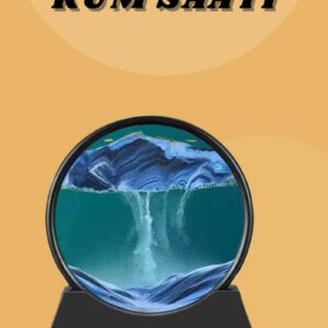 Northcity Kum Saati Yuvarlak Şık Dekoratif Sulu Kum Tablosu - Meditasyon ve Stres Azaltma