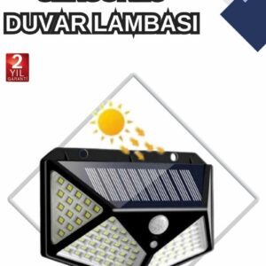 Northcity Bahçe Lambası - Sensörlü Suya Dayanıklı 100 LED Güneş Enerjili Aydınlatma
