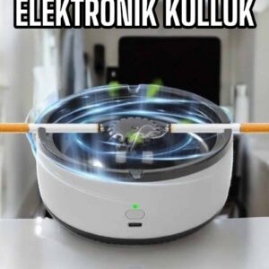 Northcity Küllük Duman Giderici - Elektronik Pilli Temizlenebilir Sensörlü Küllük